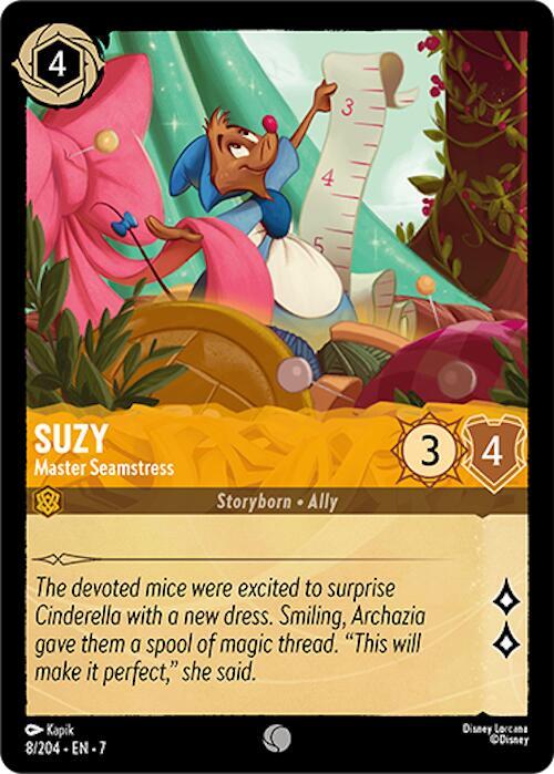 Suzy - Master Seamstress 8/204 card from Archazia's Island