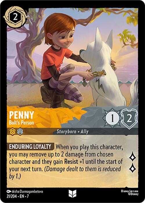 Penny - Bolt's Person 21/204 card from Archazia's Island