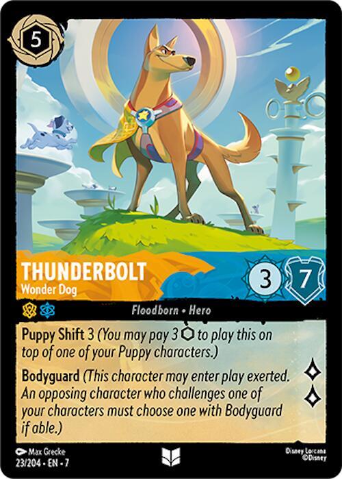 Thunderbolt - Wonder Dog 23/204 card from Archazia's Island