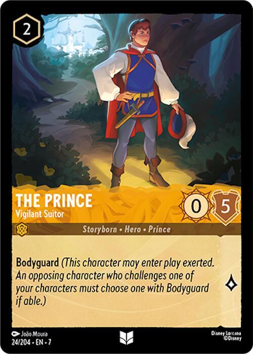 The Prince - Vigilant Suitor 24/204 card from Archazia's Island
