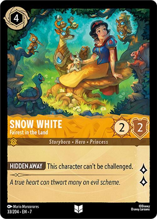 Snow White - Fairest in the Land 33/204 card from Archazia's Island