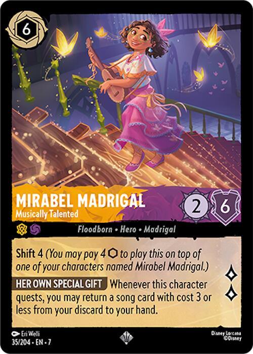 Mirabel Madrigal - Musically Talented 35/204 card from Archazia's Island
