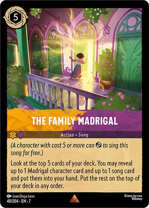 The Family Madrigal 40/204 card from Archazia's Island