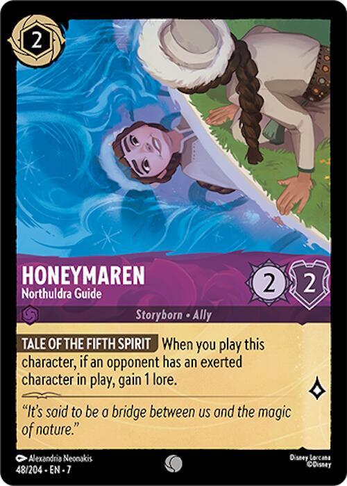 Honeymaren - Northuldra Guide 48/204 card from Archazia's Island