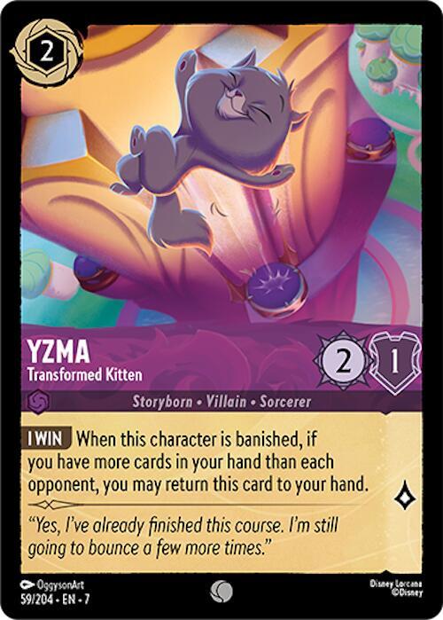 Yzma - Transformed Kitten 59/204 card from Archazia's Island