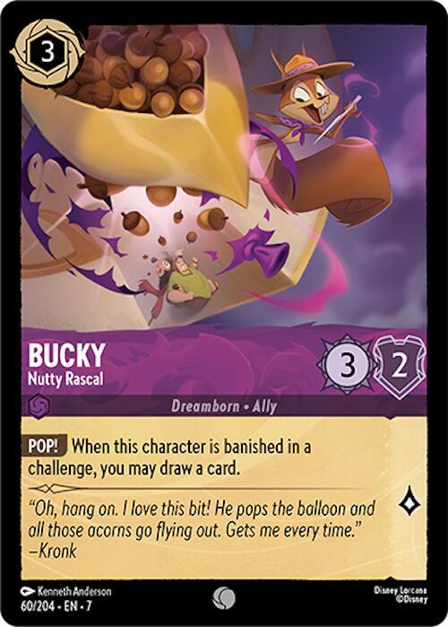 Bucky - Nutty Rascal 60/204 card from Archazia's Island
