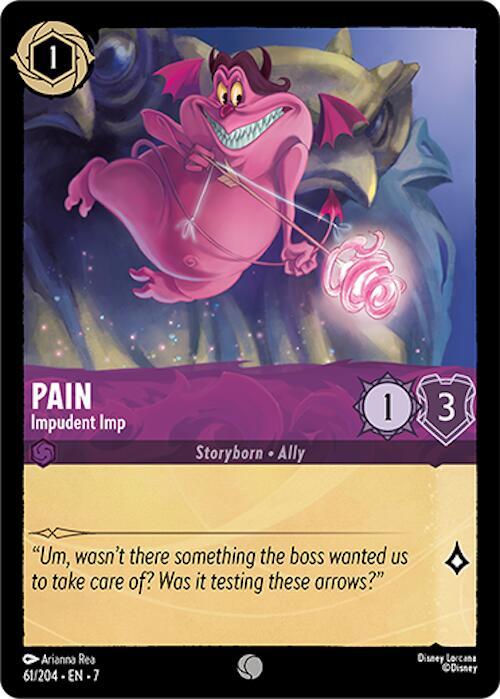 Pain - Impudent Imp 61/204 card from Archazia's Island