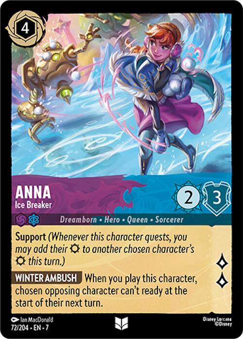 Anna - Ice Breaker 72/204 card from Archazia's Island