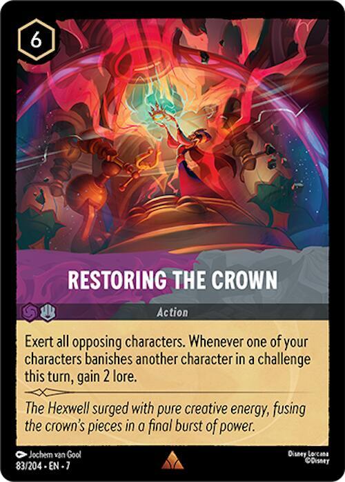 Restoring the Crown 83/204 card from Archazia's Island