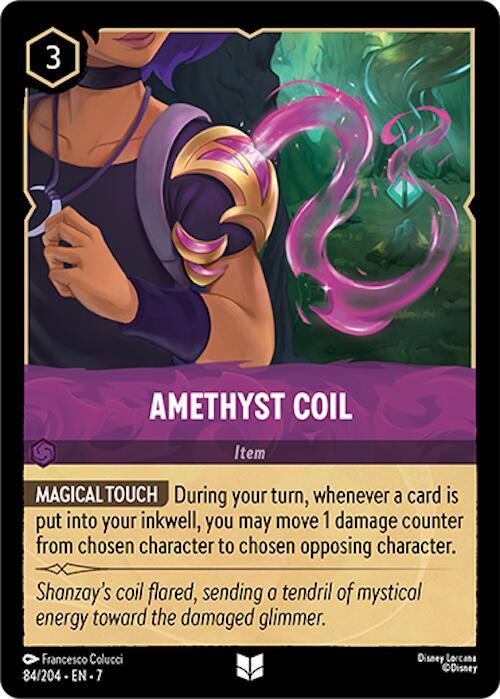 Amethyst Coil 84/204 card from Archazia's Island