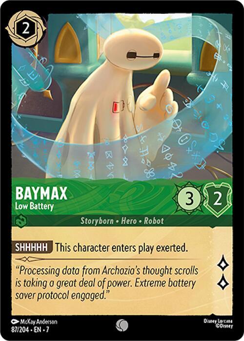 Baymax - Low Battery 87/204 card from Archazia's Island