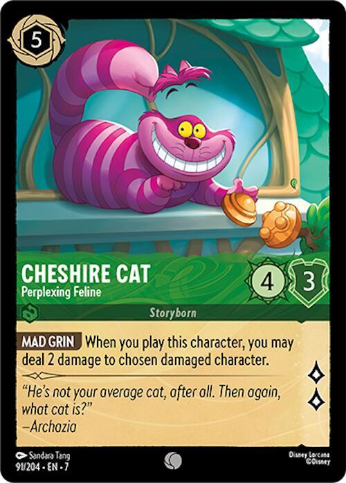 Cheshire Cat - Perplexing Feline 91/204 card from Archazia's Island