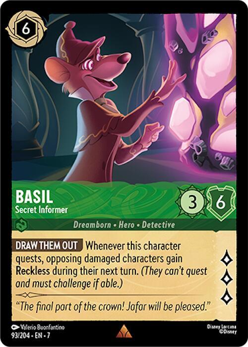 Basil - Secret Informer 93/204 card from Archazia's Island