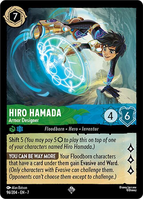 Hiro Hamada - Armor Designer 96/204 card from Archazia's Island