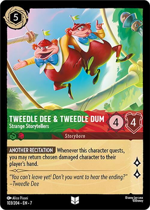 Tweedledee & Tweedledum - Strange Storytellers 103/204 card from Archazia's Island