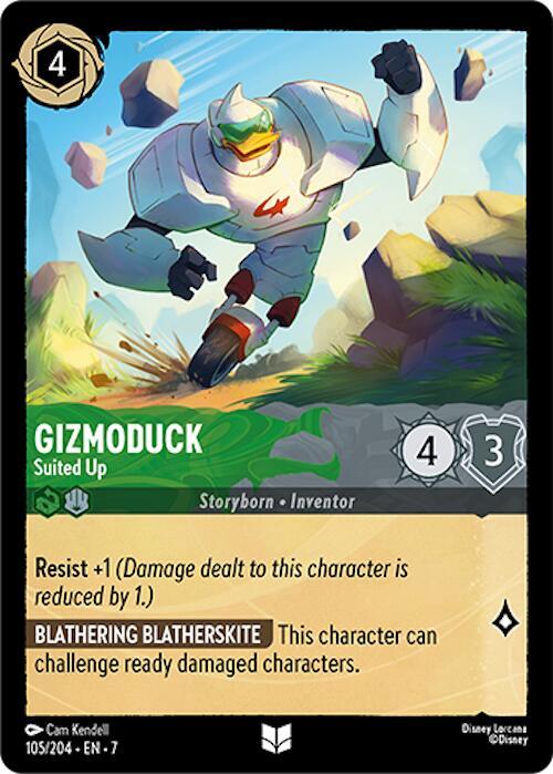Gizmoduck - Suited Up 105/204 card from Archazia's Island