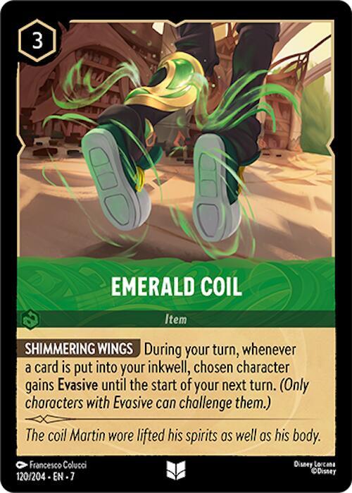 Emerald Coil 120/204 card from Archazia's Island