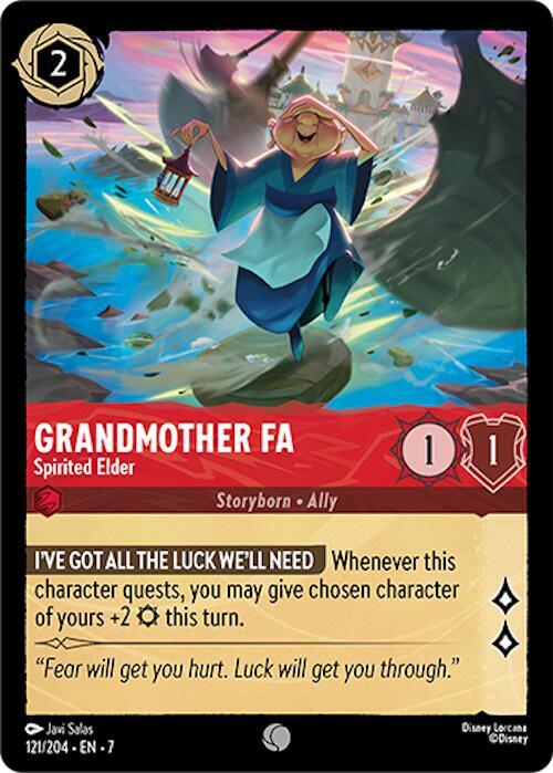 Grandmother Fa - Spirited Elder 121/204 card from Archazia's Island