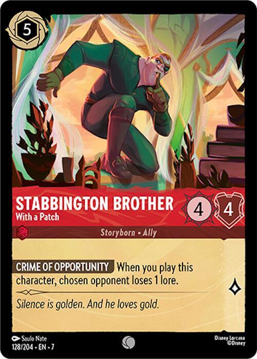 Stabbington Brother - With a Patch 128/204 card from Archazia's Island