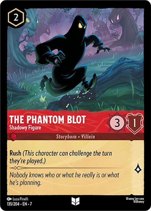 The Phantom Blot - Shadowy Figure 135/204 card from Archazia's Island