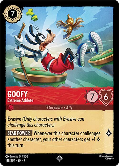 Goofy - Extreme Athlete 139/204 card from Archazia's Island