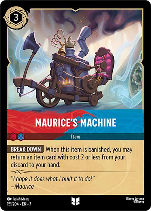 Maurice's Machine 151/204 card from Archazia's Island