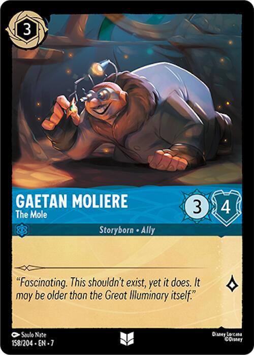 Gaetan Moliere - The Mole 158/204 card from Archazia's Island