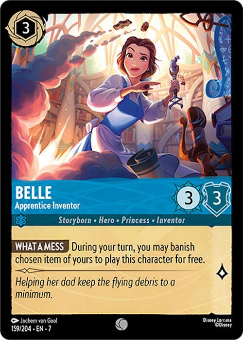 Belle - Apprentice Inventor 159/204 card from Archazia's Island