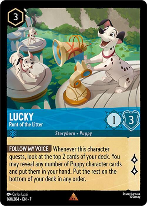 Lucky - Runt of the Litter 160/204 card from Archazia's Island
