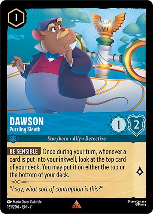 Dawson - Puzzling Sleuth 161/204 card from Archazia's Island