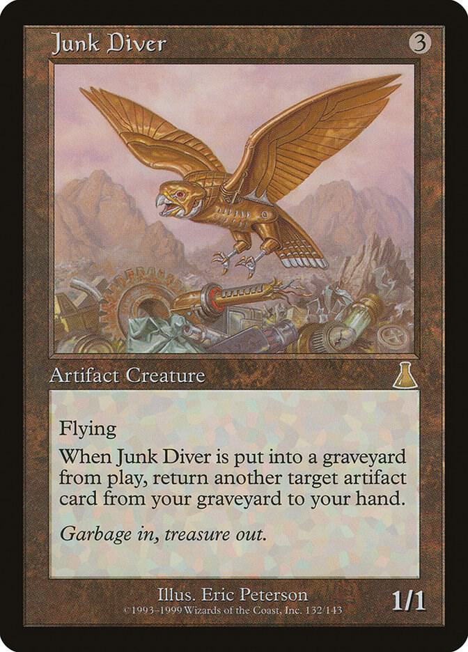 Junk Diver 132 card from Urza's Destiny