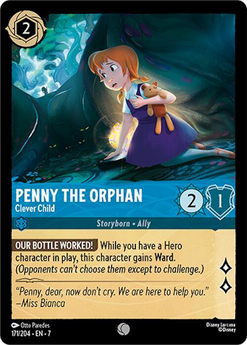 Penny the Orphan - Clever Child 171/204 card from Archazia's Island