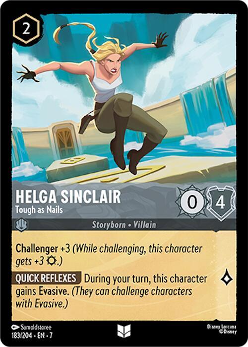 Helga Sinclair - Tough as Nails 183/204 card from Archazia's Island