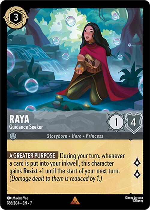 Raya - Guidance Seeker 186/204 card from Archazia's Island