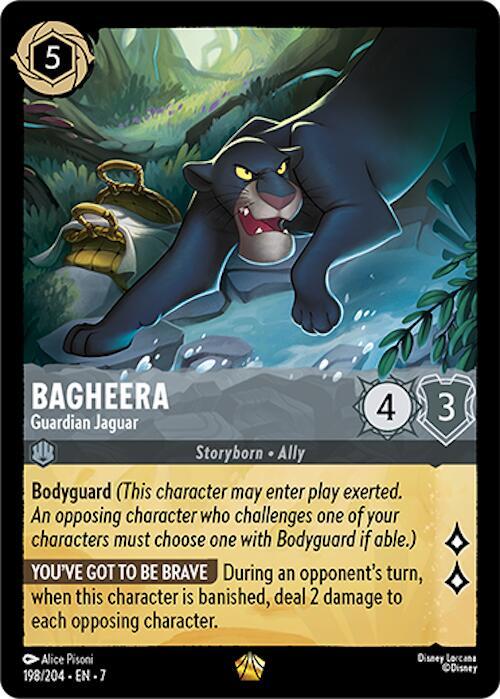 Bagheera - Guardian Jaguar 198/204 card from Archazia's Island