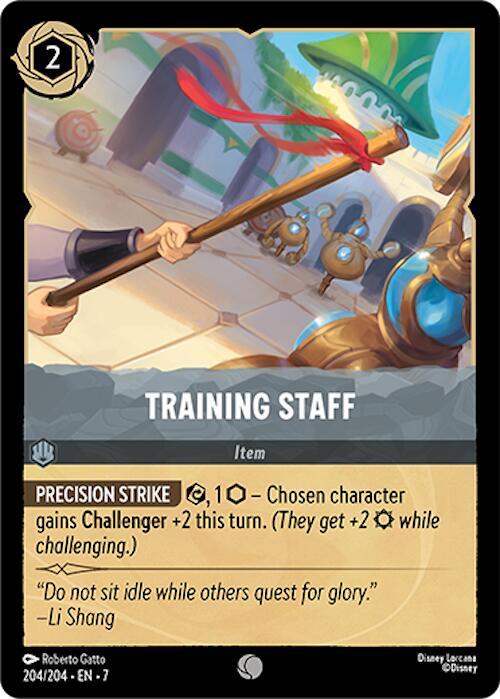 Training Staff 204/204 card from Archazia's Island