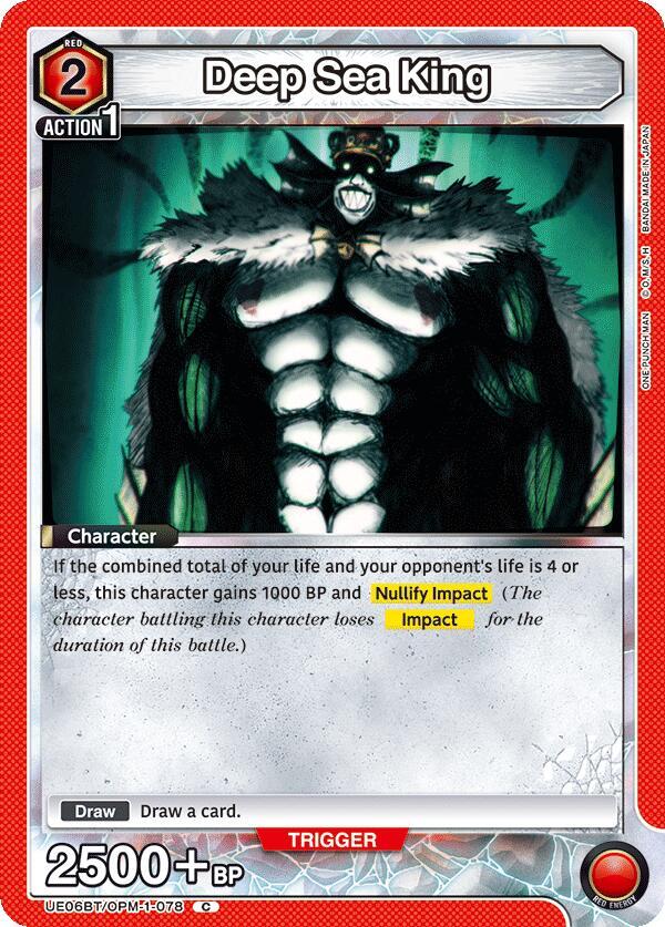 Deep Sea King UE06BT/OPM-1-078 card from UE06BT: One Punch Man