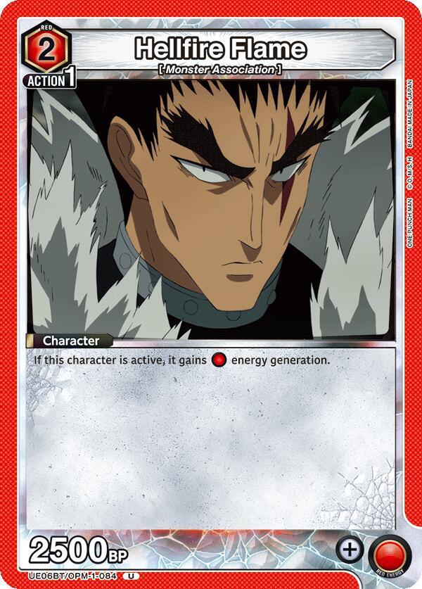 Hellfire Flame UE06BT/OPM-1-084 card from UE06BT: One Punch Man