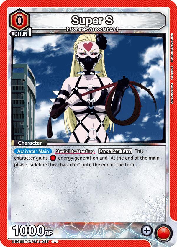 Super S UE06BT/OPM-1-087 card from UE06BT: One Punch Man