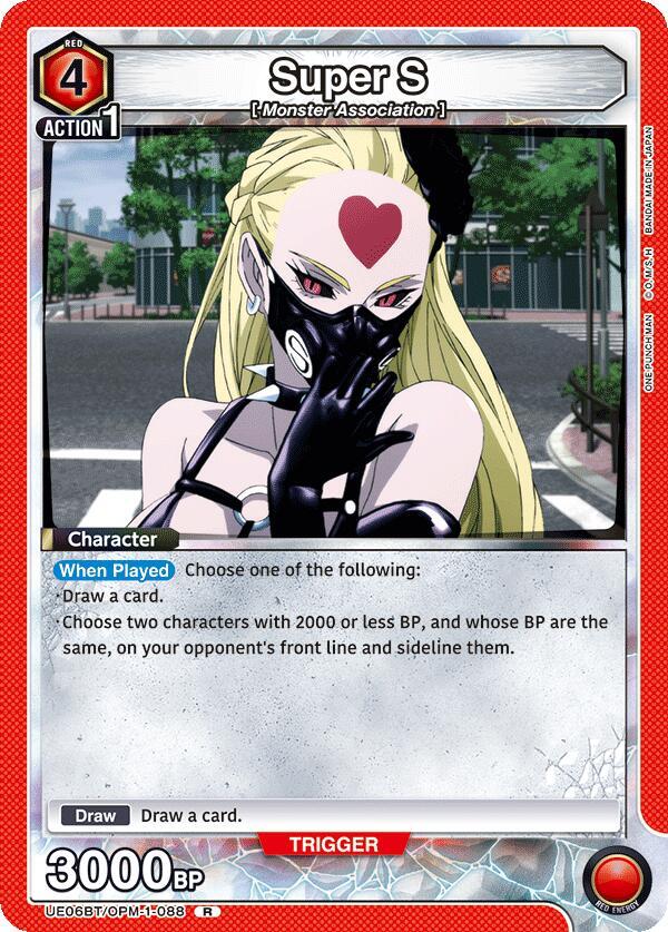 Super S UE06BT/OPM-1-088 card from UE06BT: One Punch Man