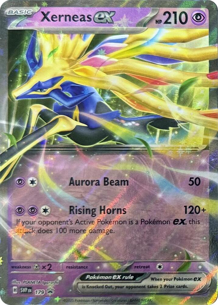 Xerneas ex 179 card from SV: Scarlet & Violet Promo Cards