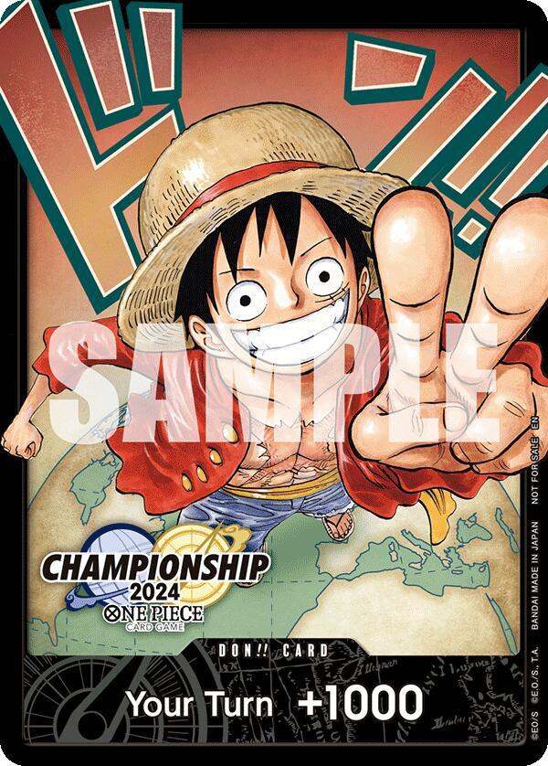 DON!! Card (Championship 2024 World Final) card from One Piece Promotion Cards