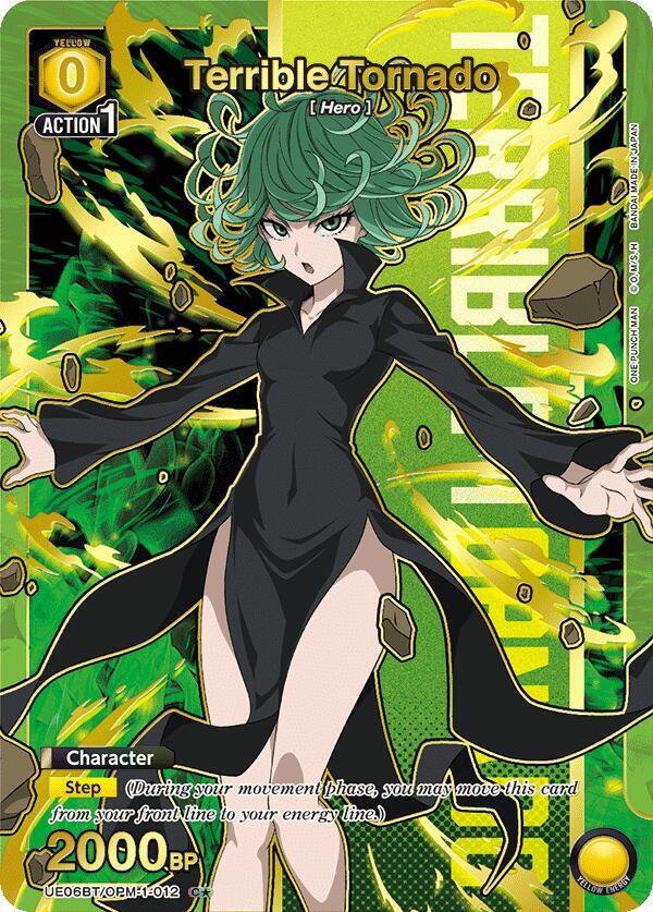 Terrible Tornado (C*) UE06BT/OPM-1-012 card from UE06BT: One Punch Man