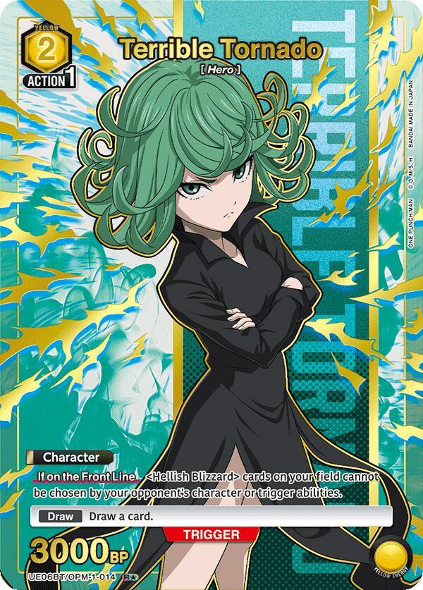 Terrible Tornado (R*) UE06BT/OPM-1-014 card from UE06BT: One Punch Man