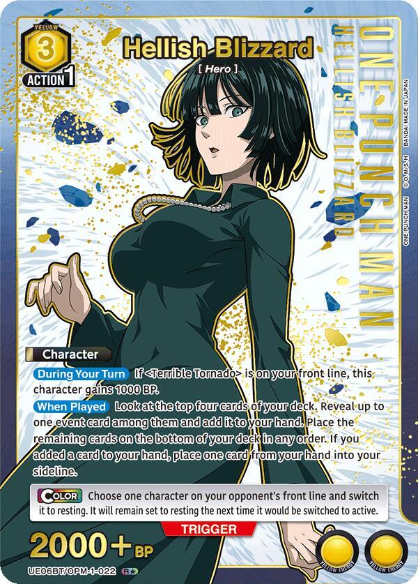 Hellish Blizzard (R*) UE06BT/OPM-1-022 card from UE06BT: One Punch Man