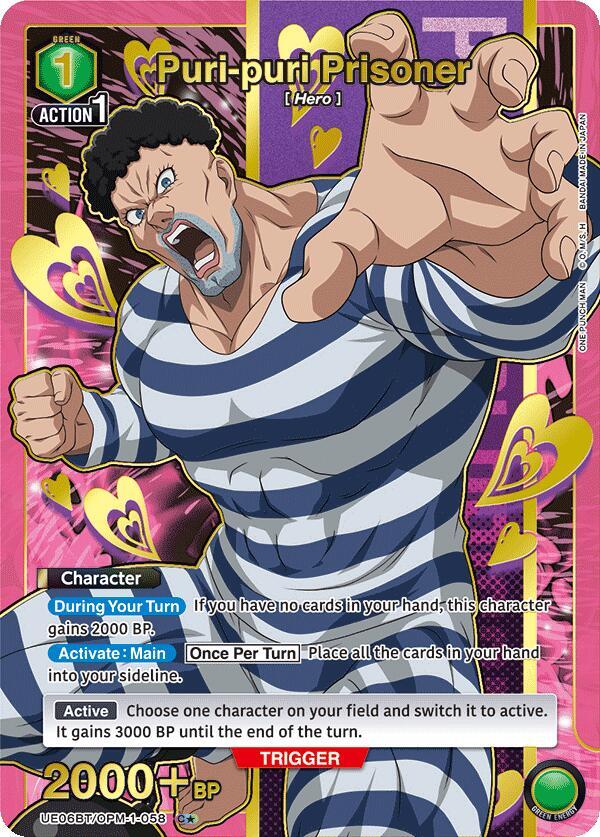 Puri-puri Prisoner (C*) UE06BT/OPM-1-058 card from UE06BT: One Punch Man