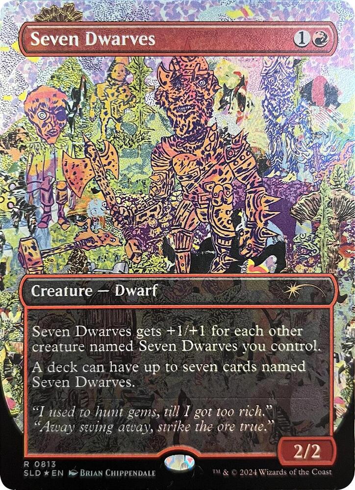 Seven Dwarves 813 card from Secret Lair Drop Series
