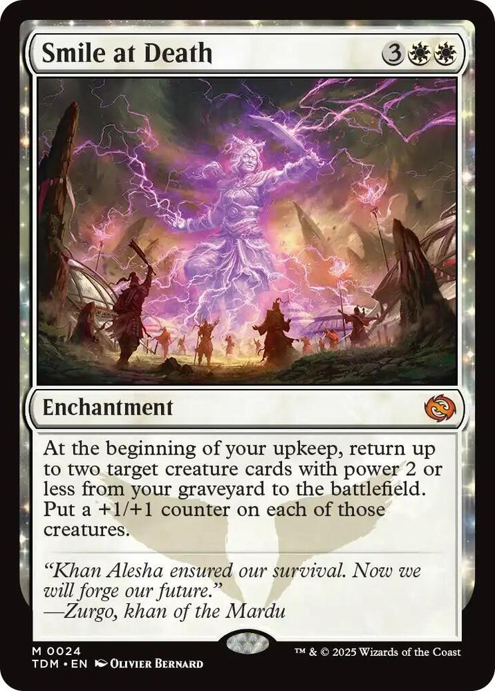 Smile at Death 24 card from Tarkir: Dragonstorm