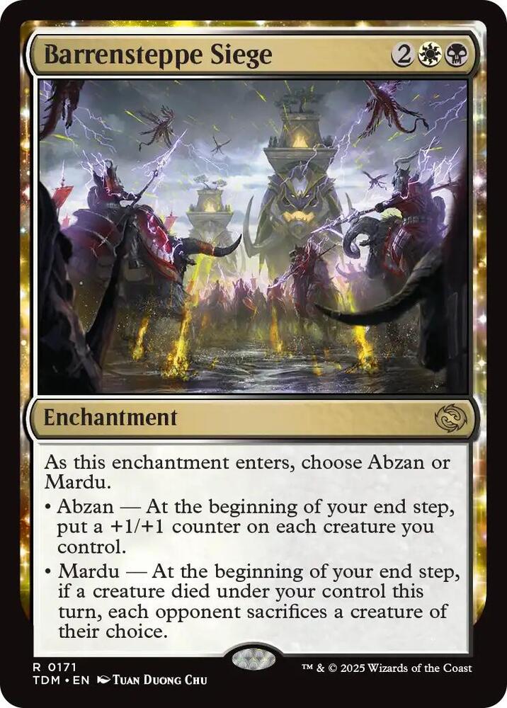 Barrensteppe Siege 171 card from Tarkir: Dragonstorm