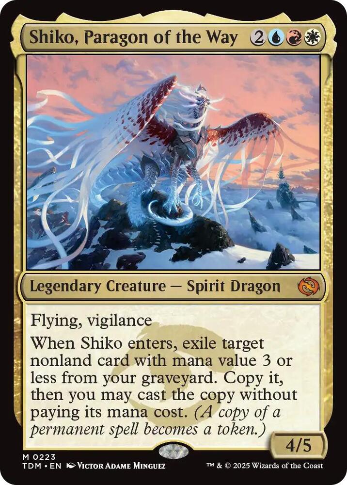 Shiko, Paragon of the Way 223 card from Tarkir: Dragonstorm